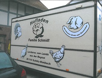 Hofladen Familie Schmidt - Verkaufswagen